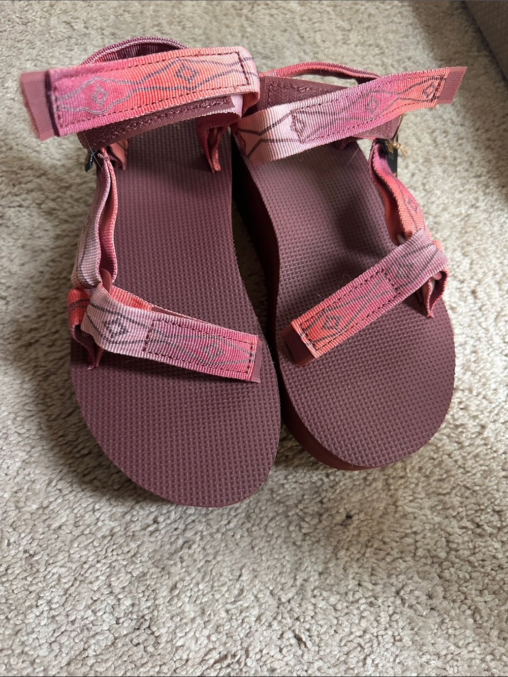 Teva Pink Coral Strappy Women's Sandals